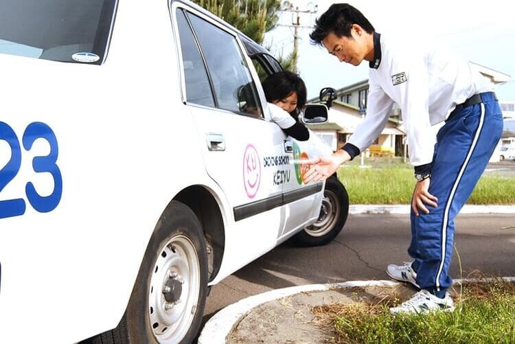 けいゆう自動車学校の教習の様子
